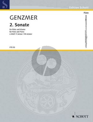 Genzmer Sonate No.2 e-moll Flöte und Klavier