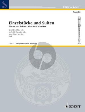 Einzelne Stucke und Suiten Altblockflote solo