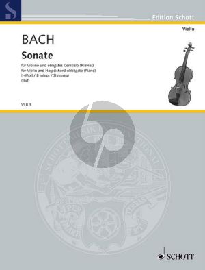 Bach Sonata B-minor WQ 76 Violin-Bc (edited by Ruf) (Grade 4-5)