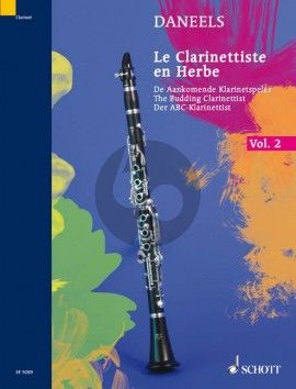 Daneels De Aankomende Klarinetspeler - The Budding Clarinettist Vol. 2 (Exercises for the second grade)