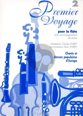 Voirpy Premier Voyage Vol. 2 pour Flute et Piano (Chants et Danses Populaires d'Europe)