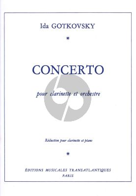 Gotkovsky Concerto Clarinet - Piano