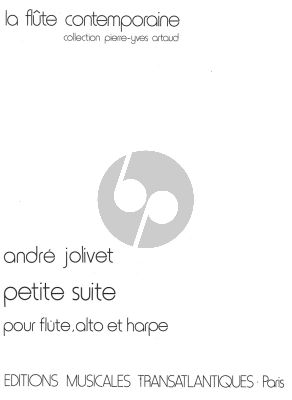 Jolivet Petite Suite Flute-Viola-Harp Score and Parts