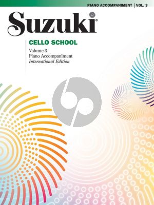 Suzuki Cello School Vol. 3 Piano Accompaniments