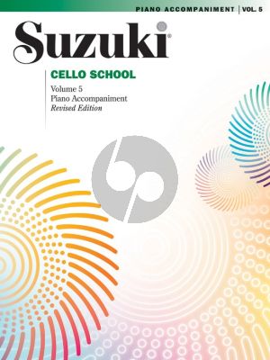 Suzuki Cello School Vol. 5 Piano Accompaniments