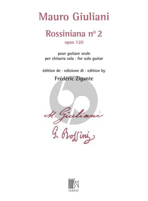 Giuliani Rossiniana No. 2 Op. 120 for Guitar (Frederic Zigante)