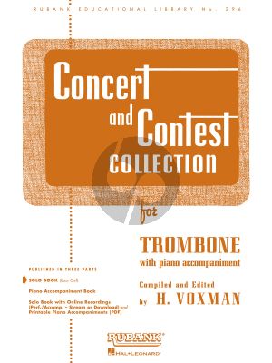 Concert and Contest Collection for Trombone (Solo part only) (transcr. by Himie Voxman)