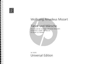 Mozart Tänze und Märsche for Piano 4 Hands (Nana Krieger)