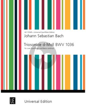 Bach Triosonate d-moll BWV 1036 2 Flöten und Bc (Gerhard Braun)