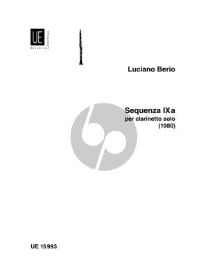 Berio Sequenza IXa (1980) for Clarinet Solo