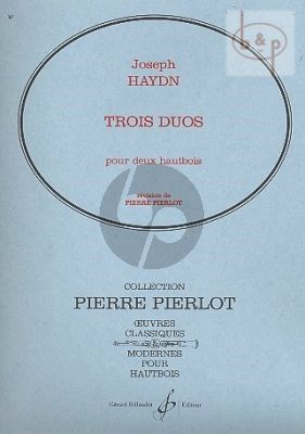 Haydn 3 Duos 2 Oboes (arr. Pierre Pierlot)