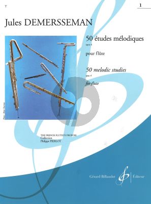 Demersseman 50 Etudes Mélodiques Op.4 Vol.1 (25 Etudes) (Billaudot)