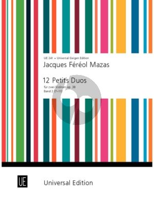 Mazas 12 Petit Duos Op.38 Vol. 2 No. 7 - 11 2 Violinen