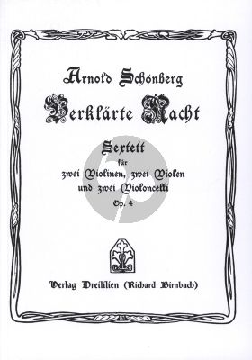 Schoenberg Verklarte Nacht Op. 4 2 Vi.-2 Va.-2 Vc. (Study Score)