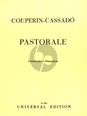 Couperin Pastorale Violoncello-klavier (transcr. Gaspar Cassado)