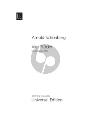 Schoenberg 4 Stucke Op. 27 SATB