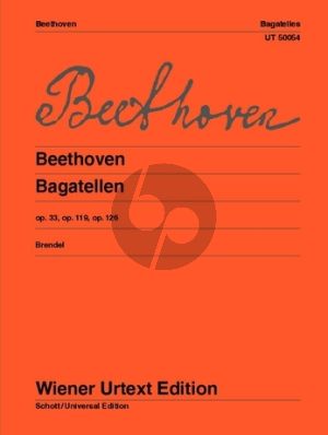 Beethoven Bagatellen Klavier (Alfred Brendel) (Wiener-Urtext)