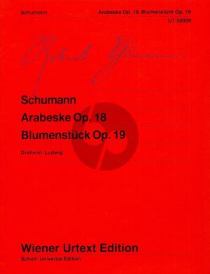Schumann Arabesque Op.18 und Blumenstuck Op.19 Klavier (Joachim Draheim)