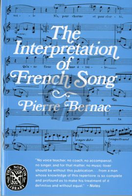 Bernac Interpretation of French Song (Paperback)