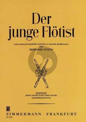 Kutsch Der Junge Flotist Flote und Klavier (Flötestimme)