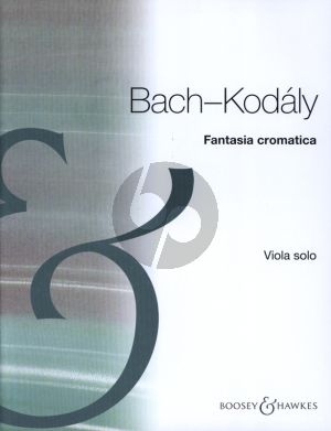 Bach Fantasia Chromatica Transcribed for Viola by Zoltan Kodaly (Edited by William Primrose)