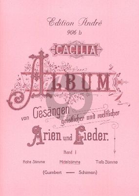 Caecilia Album Vol.1 Mittel (Geistliche- und Weltliche Arien und Lieder)