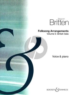 Britten Folksong Arrangements Vol.5 - British Isles for High Voice and Piano