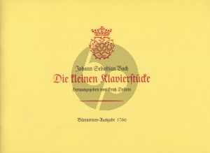 Bach Die kleinen Klavierstucke