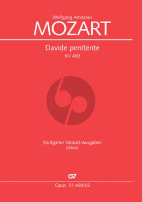 Mozart Davide Penitente c-moll KV 469 SST soli-SATB/SATB-Orch.) KA