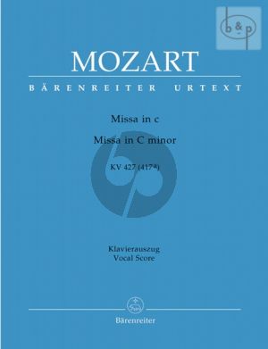 Mozart Missa c-minor KV 427 / 417a Soli-Choir-Orch. (Vocal Score) (edited by Monika Holl) (Barenreiter-Urtext)