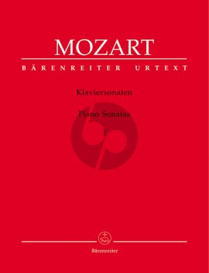 Mozart Sonaten Vol.1 Klavier (Wolfgang Plath und Wolfgang Rehm) (Barenreiter-Urtext)