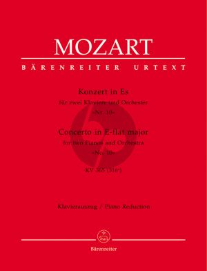 Mozart Concerto E-flat major KV 365 (316A) 2 Piano-Orch. (piano red.)