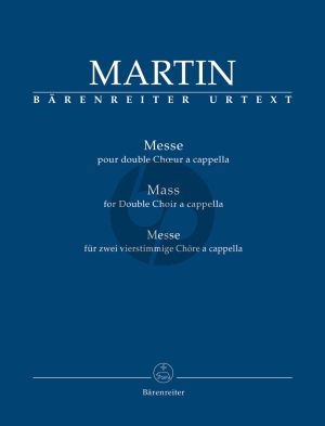 Martin Messe (1942) for SATB-SATB Coir Choral Score (Latin)