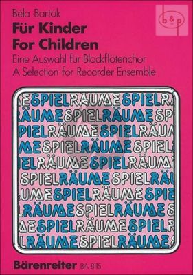 For Children (Selection) (SATB)