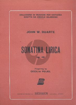 Duarte Sonatina Lyrica Op.48 Guitar