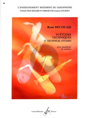 Decouais 35 Etudes Techniques Saxophone (Elementary Grades)