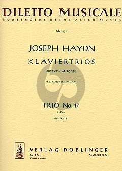 Haydn Klaviertrio No. 17 F-dur Hob.XV:2 (H.C. Robins-Landon)