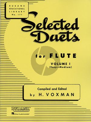 Voxman Selected Duets for Flute Vol.1 (Easy-Medium)