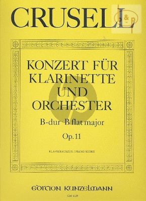 Konzert B-dur Op.11 for Clarinet and Piano