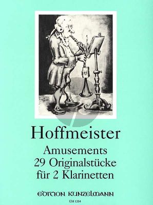 Hoffmeister Amusements Progressives 2 Klarinetten (29 Originalstücke) (Spielpartitur)