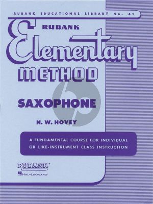 Hovey Elementary Method for Saxophone