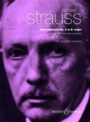 Strauss Concerto No. 2 in E Flat Major o. Op. AV 132 Horn and Orchestra (piano reduction (Horn in Eb)