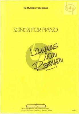 Songs - 10 Pieces for Piano Solo