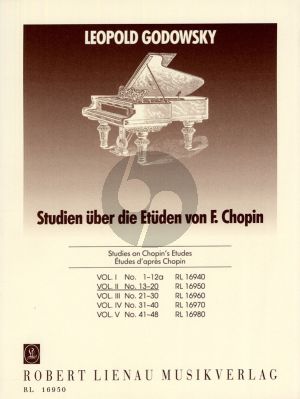 53 Studien über die Etüden von Chopin Band 2 No. 13. - 20