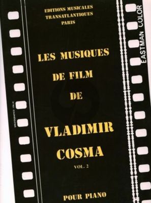 Cosma Les Musiques de Film Vol.2 Piano Solo