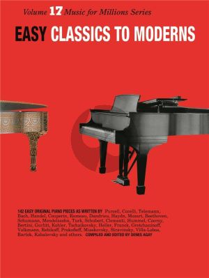 Easy Classics to Moderns Piano solo (arr. Denes Agay)