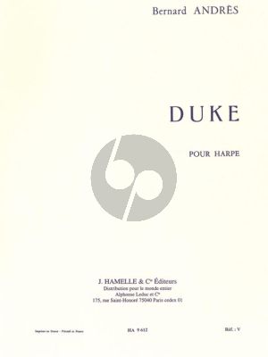 Andres Duke pour Harpe (interm.-adv.level)