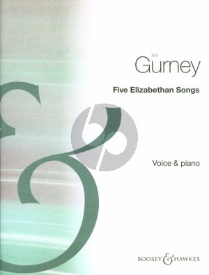 Gurney 5 Elizabethan Songs for High Voice and Piano