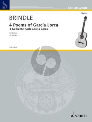 Smith Brindle 4 Poems of Garcia Lorca for Guitar