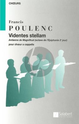 Poulenc Videntes stellam from Quatre Motets pour le Temps de Noel SATB